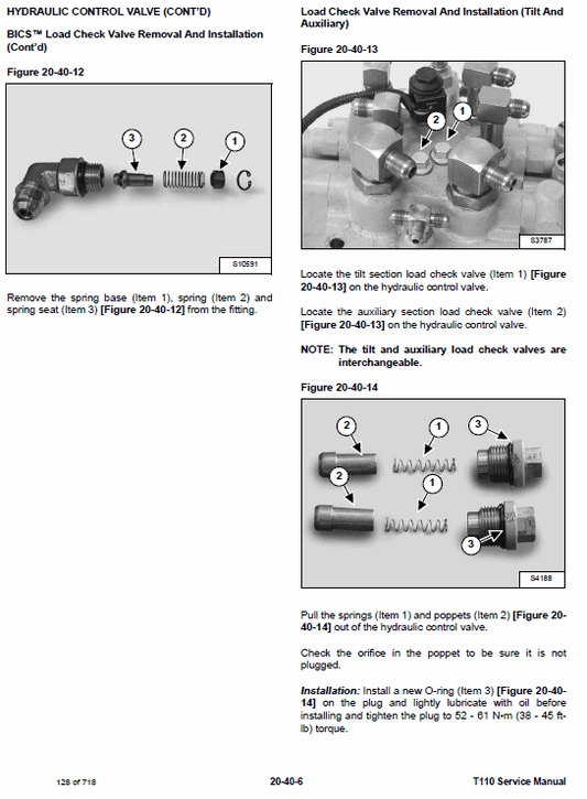 Bobcat T110 Compact Track Loader Pdf Repair Service Manual