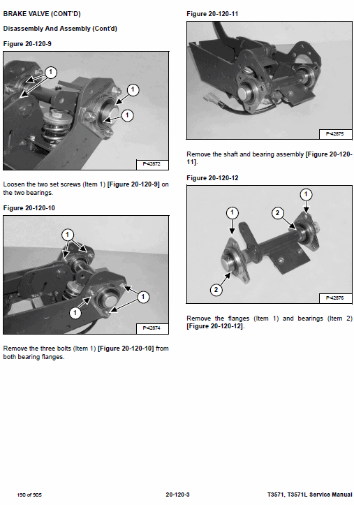 Bobcat T3571, T3571l Telescopic Handler Pdf Repair Service Manual 2