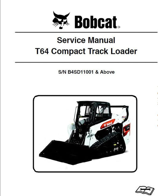 Bobcat T64 Compact Track Loader Pdf Repair Service Manual (p. Nb. 7353165enus 05-20 0)