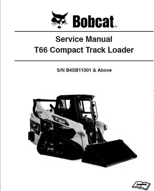 Bobcat T66 Compact Track Loader Pdf Repair Service Manual (P. Nb. 7353050enus 06-20 0)