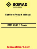 Bomag BMF 2500 S  Material Feeder Pdf Repair Service Manual