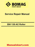 Bomag BW 138 AC Roller Pdf Repair Service Manual 00891456