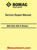 Bomag BW 202 AD-5 Roller Pdf Repair Service Manual 00892592