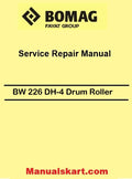 Bomag BW 226 DH-4 Single Drum Roller Pdf Service Manual 00891107