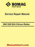 Bomag BW 226 DH-5 Single Drum Roller Pdf Service Manual 00840250EN