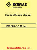 Bomag BW 80 AD-5 Roller Pdf Repair Service Manual 00892560