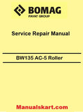 Bomag BW 135 AC-5 Combination Roller Pdf Repair Service Manual 00840132EN