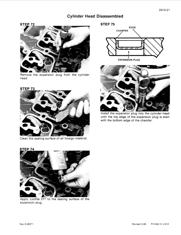 Case 1085C Excavator Cruz-air Pdf Repair Service Manual (Pb. No. 8-14930) 3