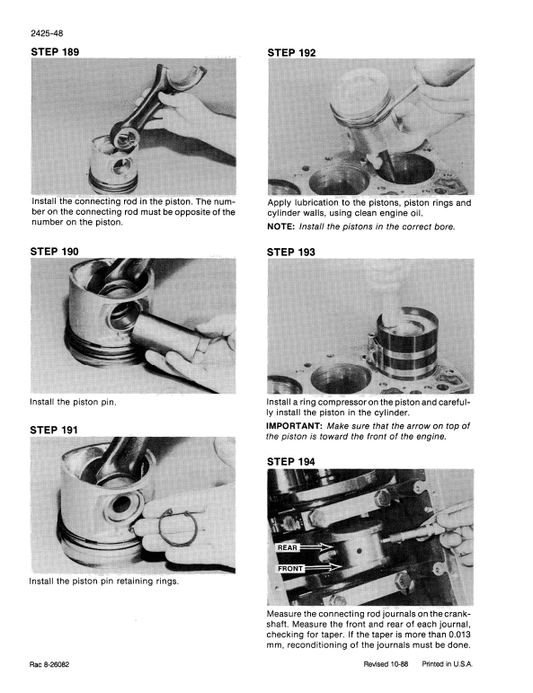 Case 1088 Crawler Excavator Pdf Repair Service Manual (Pb. No. 8-86382)