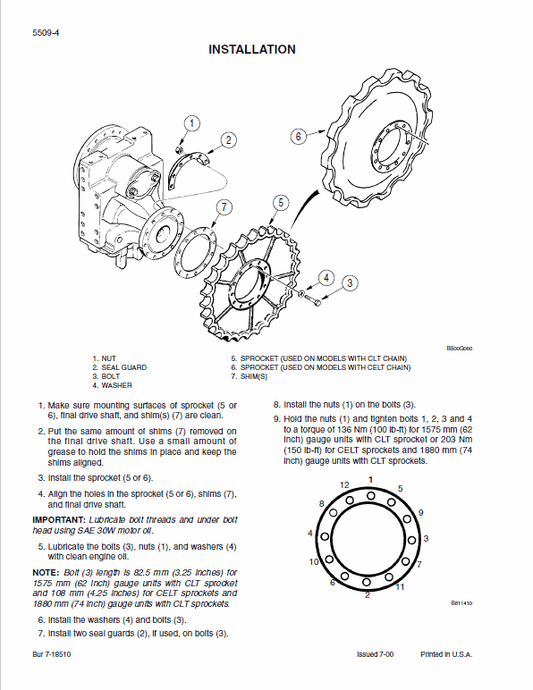 Case 1150H Crawler Dozer Pdf Repair Service Manual