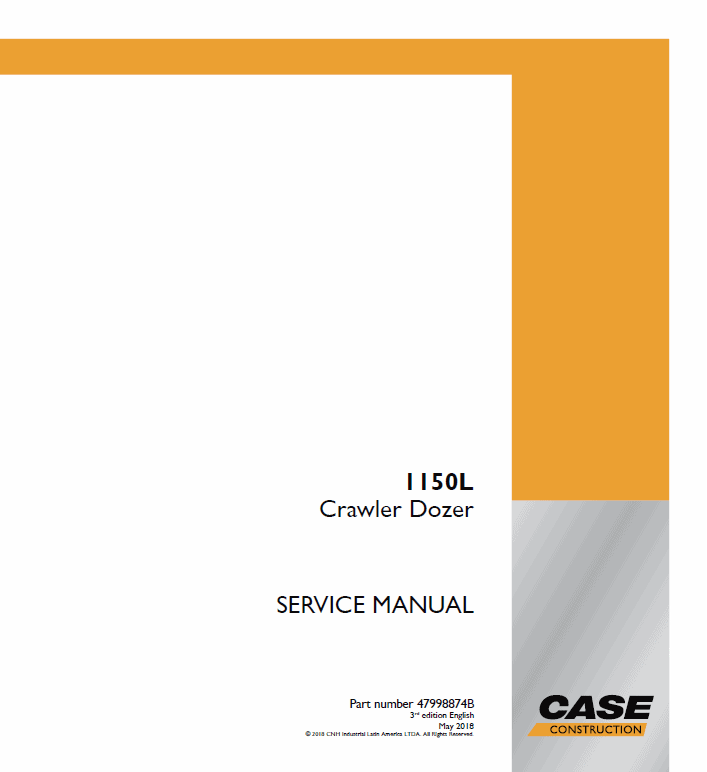 Case 1150L Crawler Dozer Pdf Repair Service Manual