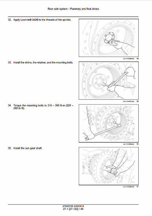 Case 1150M Crawler Dozer Long Track (LT) Pdf Repair Service Manual (Pin Nfdc11000 And Above)