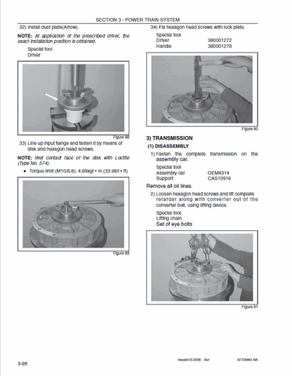 Case 1221E Wheel Loader Pdf Repair Service Manual (Tier 3 2008) 2