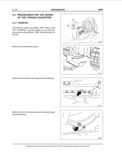 Case 1650K Crawler Dozer Bulldozer Pdf Repair Service Manual (Tier 2) 2