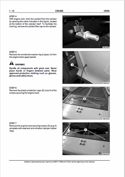 Case 1850K Crawler Dozer Bulldozer Pdf Repair Service Manual (Tier 3) (Pb. No. 87388581A) 2