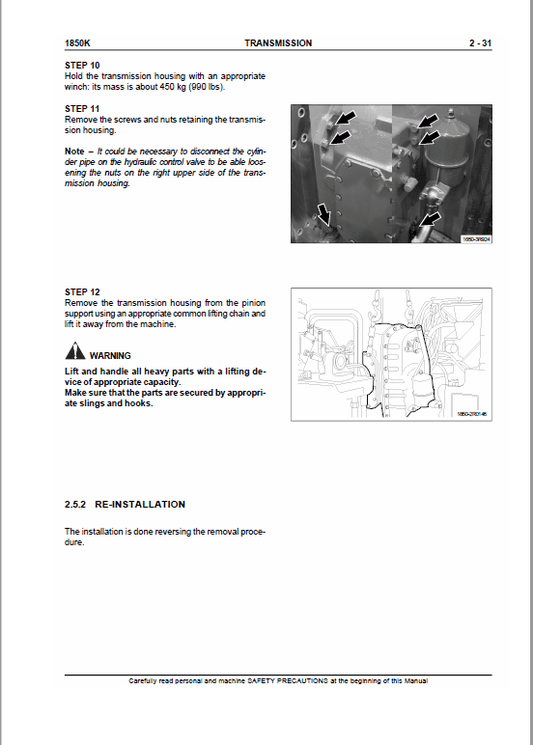 Case 2050M Crawler Dozer Extra Long Track (xlt) Bulldozer Pdf Repair Service Manual (Tier 4b (final) And Stage IIIB 2017)