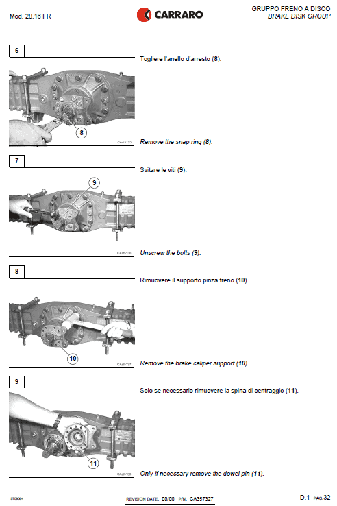 Case 21D, 121D, 221D, 321D Wheel Loader Technical Handbook and Pdf Repair Service Manual