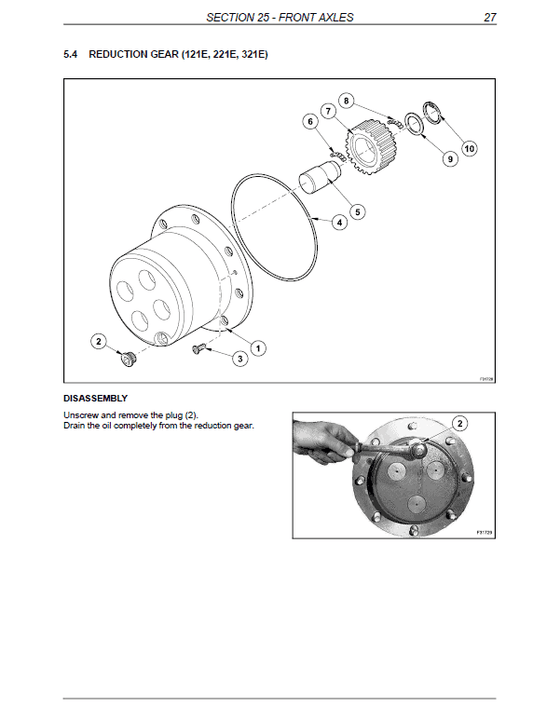 Case 21E, 121E, 221E, 321E Series 3 Compact Wheel Loaders Pdf Repair Service Manual (Pb. No. 87734636A NA)