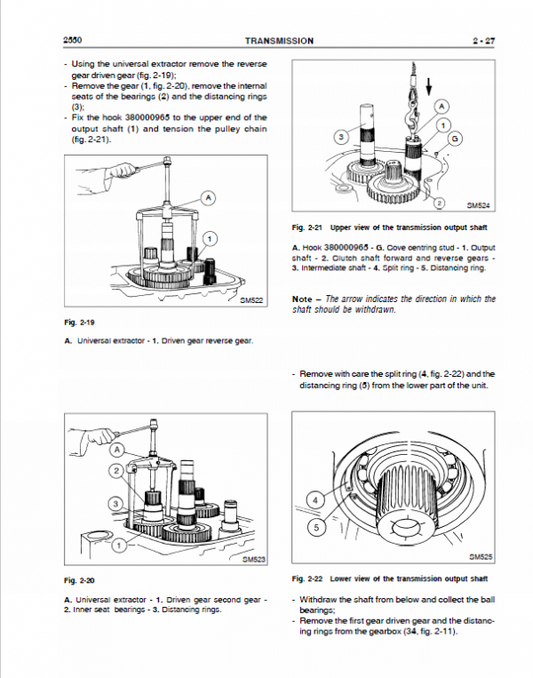 Case 2550 Crawler Dozer Bulldozer Pdf Repair Service Manual