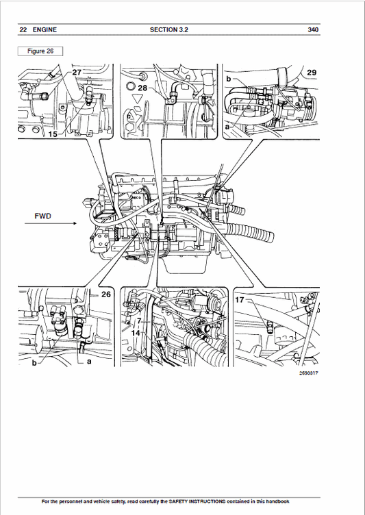 Case 340 Articulated Dump Truck Pdf Repair Service Manual (Pb. No. 9-93760 Na)