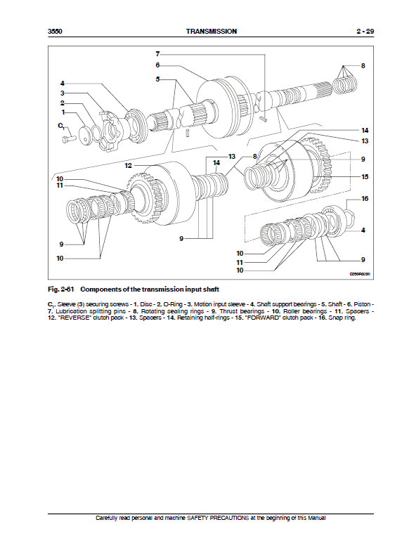 Case 3550 Crawler Dozer Bulldozer Pdf Repair Service Manual