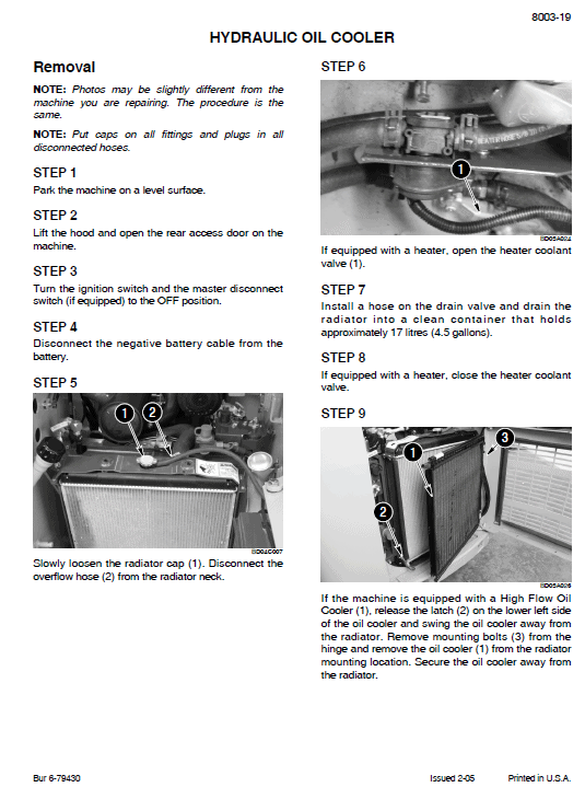 Case 430, 440 Skid Steer Loaders and 440CT Compact Track Loader Pdf Repair Service Manual (Pb. No. 87634767 Na)