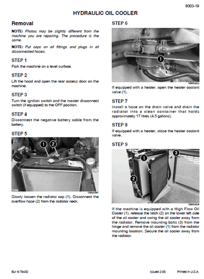 Case 430, 440 Skid Steer Loaders and 440CT Compact Track Loader Pdf Repair Service Manual (Pb. No. 87634767 Na) 4