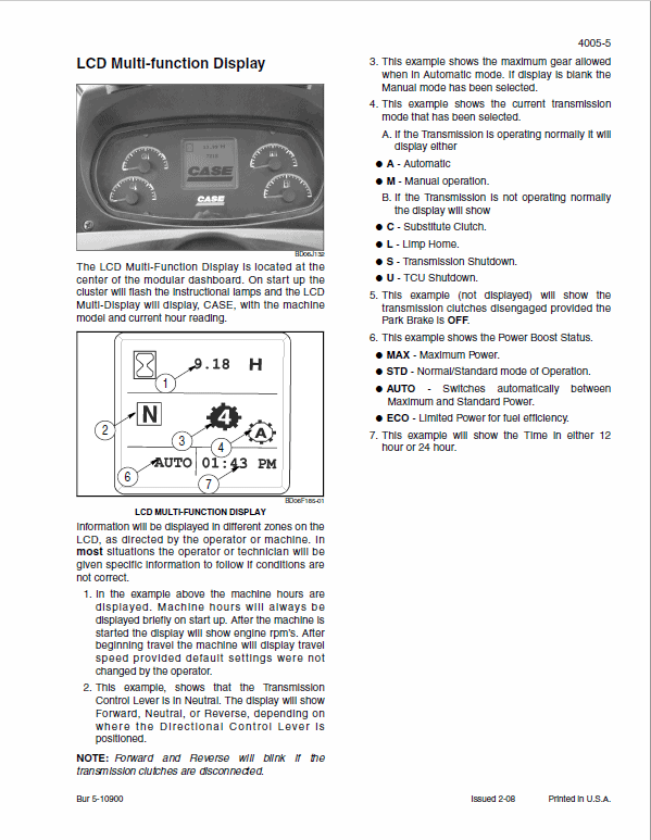 Case 521E Wheel Loader Pdf Repair Service Manual (Pb. No. 84186213) 2