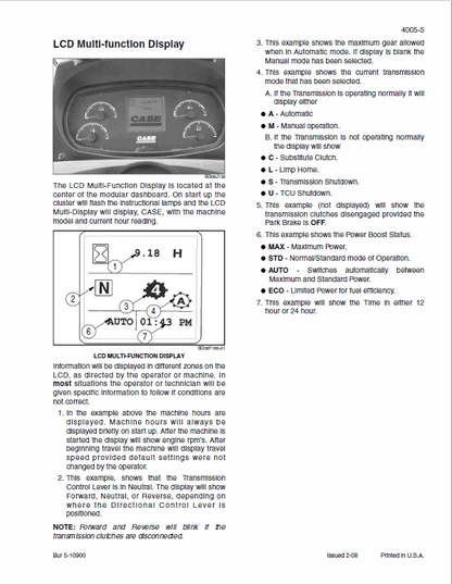 Case 521E Wheel Loader Pdf Repair Service Manual (Pb. No. 84186213) 2