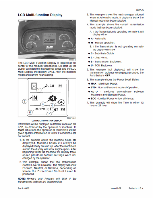 Case 521E Wheel Loader Pdf Repair Service Manual (Pb. No. 84186213)