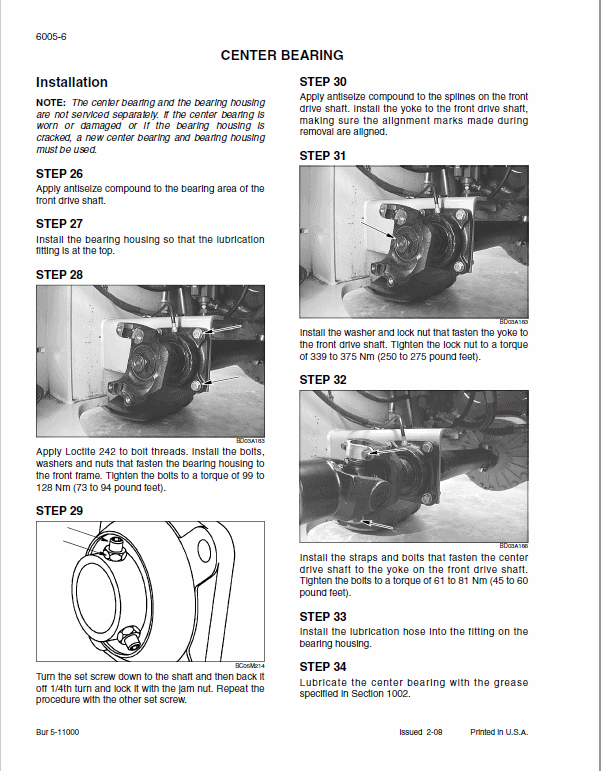 Case 521E Wheel Loader Pdf Repair Service Manual (Pb. No. 84186213)