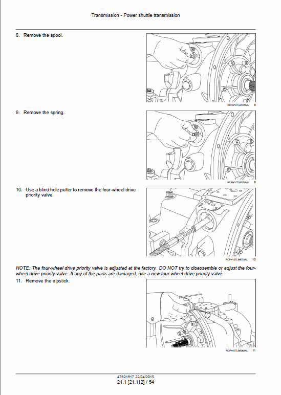 Case 570N EP Tractor Loader Pdf Repair Service Manual (Pb. No. 47821917)