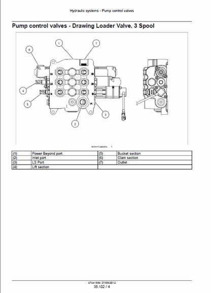 Case 570NXT Tractor Loader Pdf Repair Service Manual (Pb. No. 47441594) 2