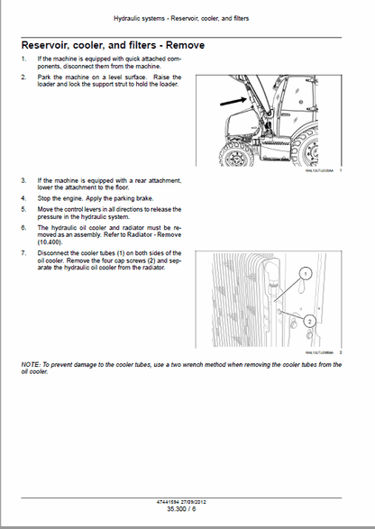 Case 570NXT Tractor Loader Pdf Repair Service Manual (Pb. No. 47441594) 4