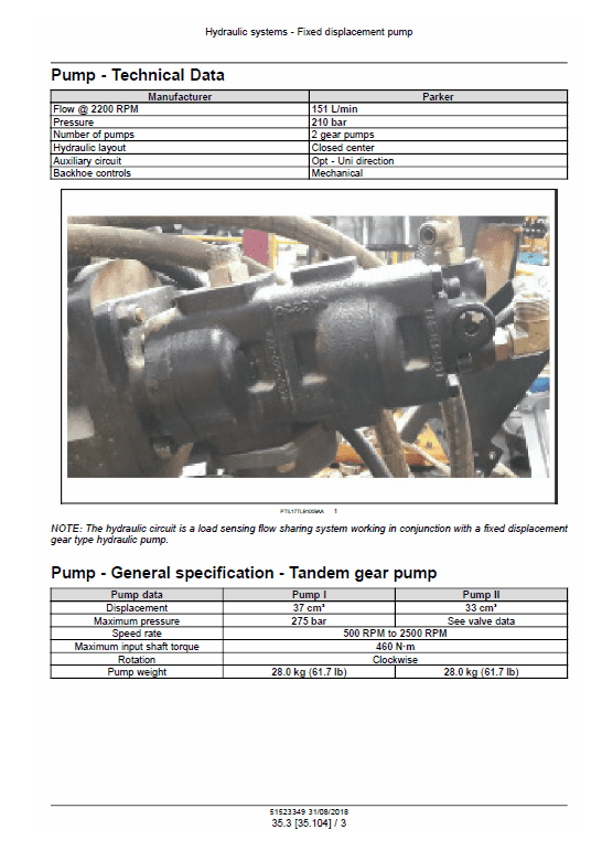 Case 570ST Backhoe Loader Pdf Repair Service Manual (Pb. No. 48048556)