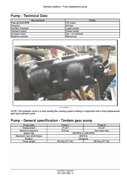 Case 570ST Backhoe Loader Pdf Repair Service Manual (Pb. No. 48048556) 3