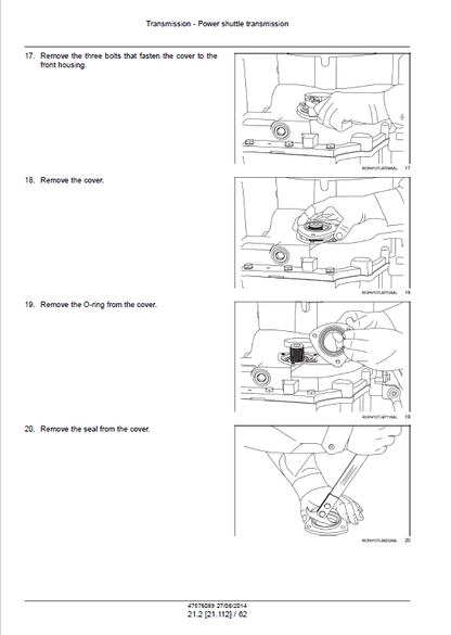 Case 570T Backhoe Loader Pdf Repair Service Manual (Pb. No. 47576089) 2