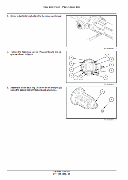 Case 570T Backhoe Loader Pdf Repair Service Manual (Pb. No. 47576089) 4