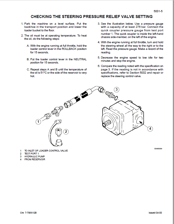 Case 580LE, 580SLE, 580LSP, 580LPS, 590SLE, 580LSP Loader Backhoes Pdf Repair Service Manual (7-9973GB, 7-79443GB) 2