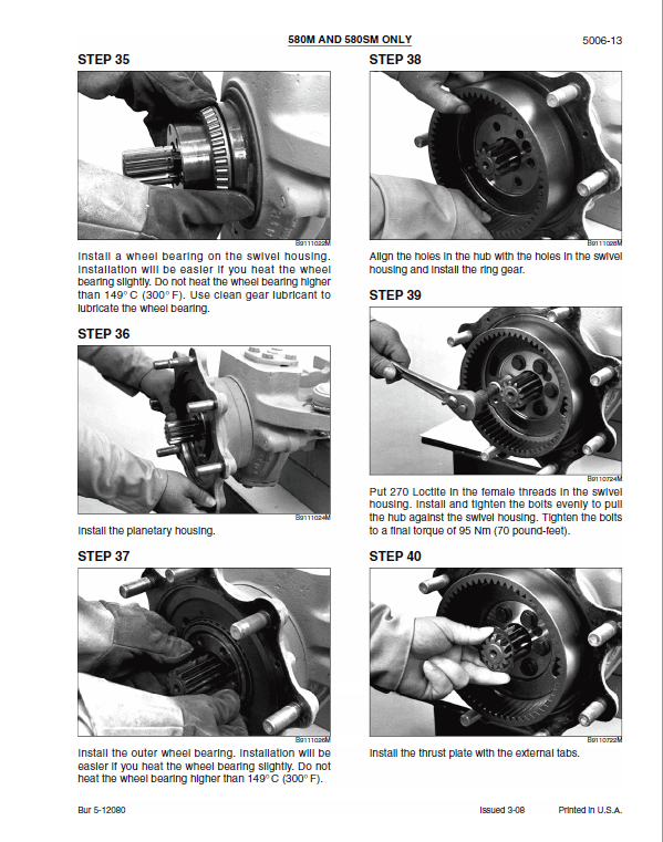 Case 580M, 580 SUPER M+, 590 SUPER M, 590 SUPER M+ Loader Backhoe Pdf Repair Service Manual (Pb. No. 87728449NA)