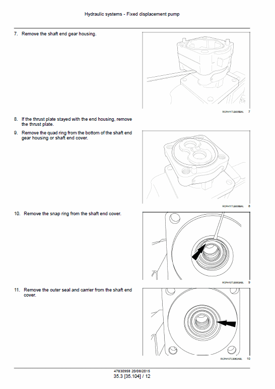 Case 580N, 580SN WT, 580SN, 590SN Tractor Loader Backhoe Pdf Repair Service Manual (Pb. No. 47860801) 2