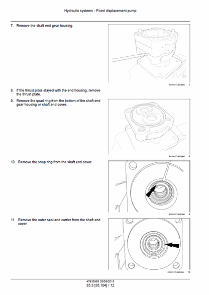 Case 580N, 580SN WT, 580SN, 590SN Tractor Loader Backhoe Pdf Repair Service Manual (Pb. No. 47860801) 2