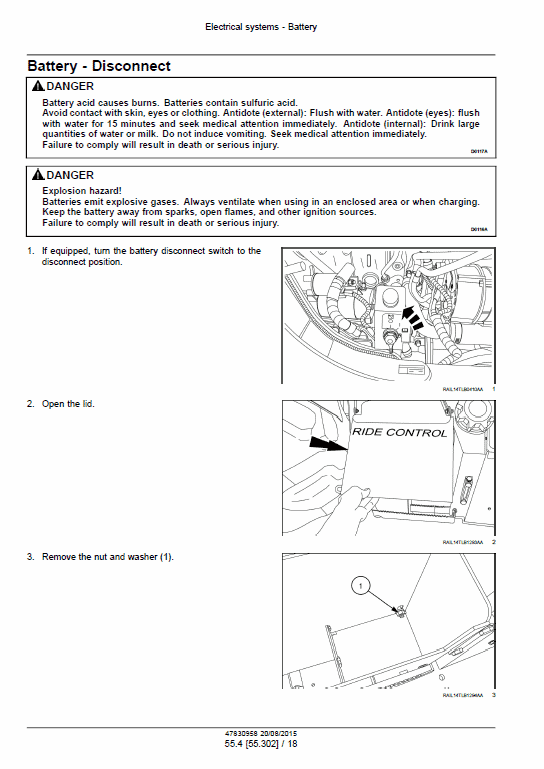 Case 580N, 580SN WT, 580SN, 590SN Tractor Loader Backhoe Pdf Repair Service Manual (Pb. No. 47860801)