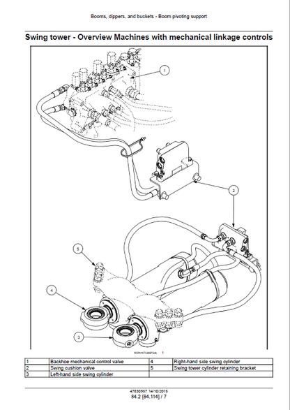 Case 580N EP Tractor Loader Backhoe Pdf Repair Service Manual (Pb. No. 47830957) 3