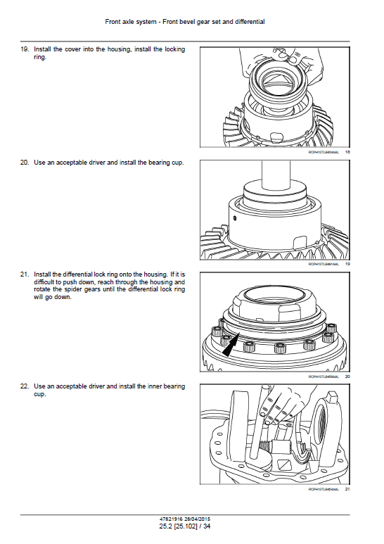 Case 586H, 588H Rough Terrain Forklift Pdf Repair Service Manual (Pb. No. 47821916) 3