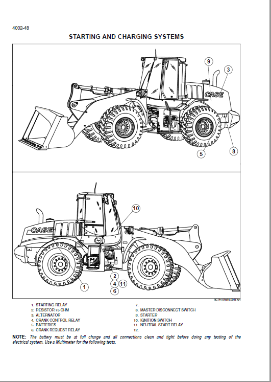 Case 621F, 721F Wheel Loader Pdf Repair Service Manual (Pb. No. 47841827)