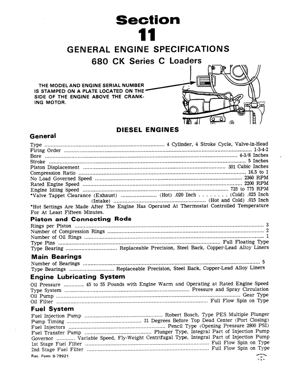 Case 680 CK Loader Series C Pdf Repair Service Manual (Pb. No. 9-72595) 3