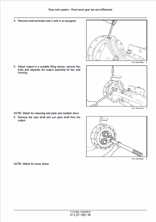 Case 721E Wheel Loader Pdf Repair Service Manual (Pb. No. 84243980)