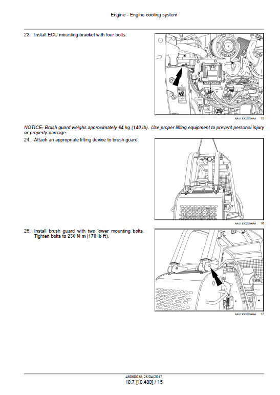 Case 750M Crawler Dozer Bulldozer Pdf Repair Service Manual (Pb. No. 48080038) 3