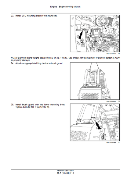 Case 750M Crawler Dozer Bulldozer Pdf Repair Service Manual (Pb. No. 48080038) 3